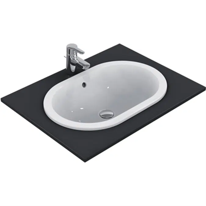 CONNECT CTP BSN 62X41 WHITE NTH OVAL