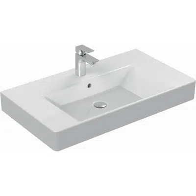 Image for STRADA vanity basin 710x455mm, 1 taphole, with overflow