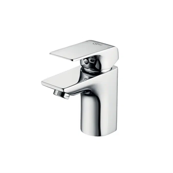 Strada Small single lever basin mixer no waste