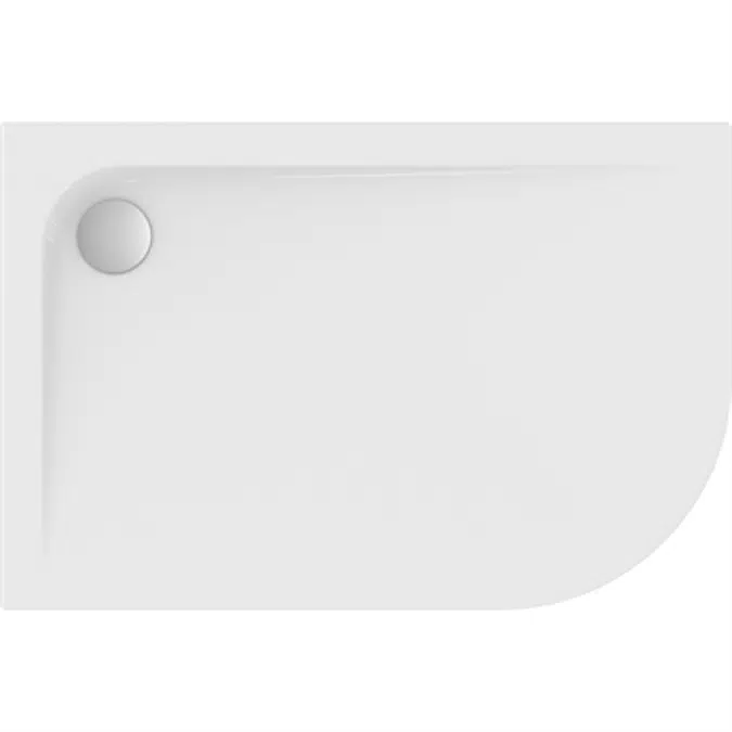 ULTRA FLAT SHOWER TRAY ASYMMETRICAL 120 X 80 LEFT IG