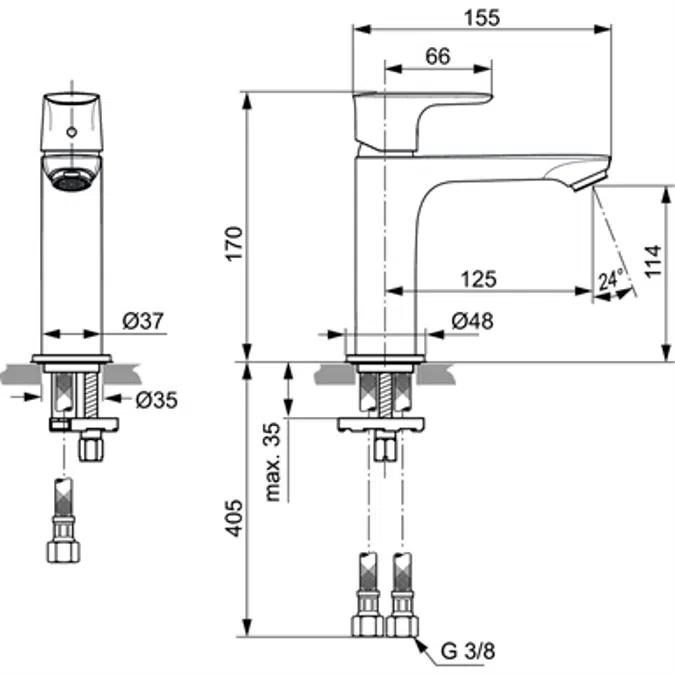 C.AIR MISC.MC LAVABO  GR 5L/M S/PIL