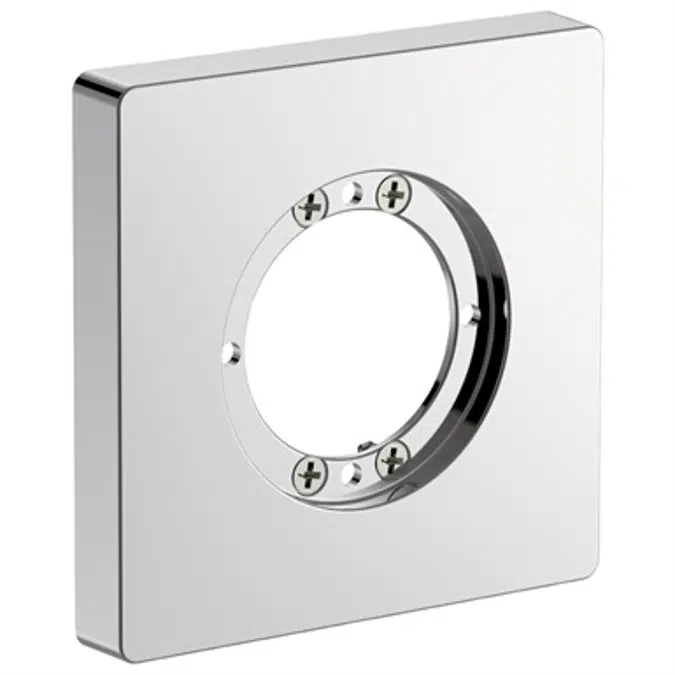 ARCHIMODULE ESCUTCHEON CHROME 1-HOLE