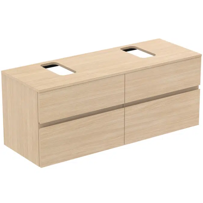 FINESSE BSN UN 4DRWS 140X50CM BSP GEMT