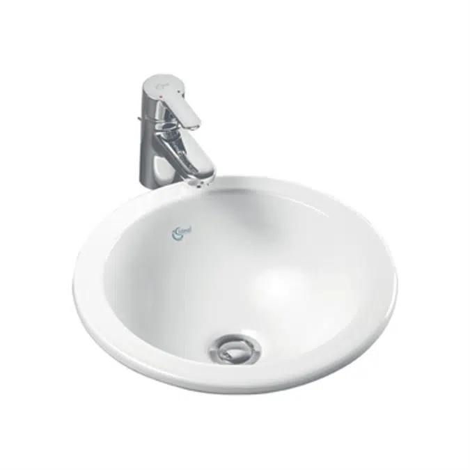 Concept Sphere 38cm Countertop Washbasin No Tap Deck