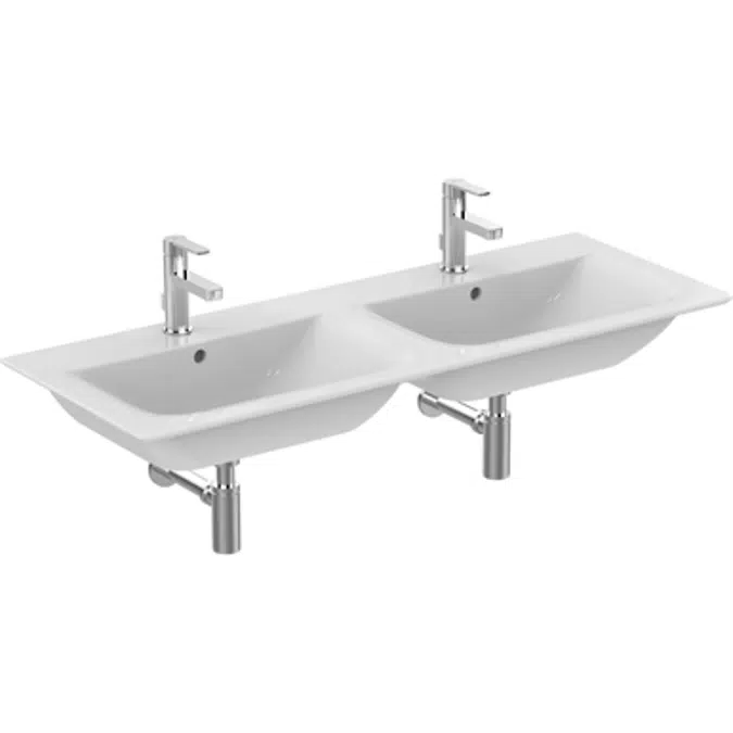 P_Concept Air 124cm Double Vanity Washbasin