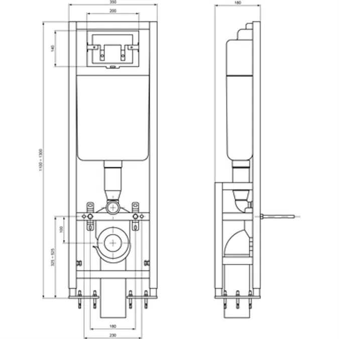 INSTALLATION SYSTEM FOR BOWLS W/O PLATE