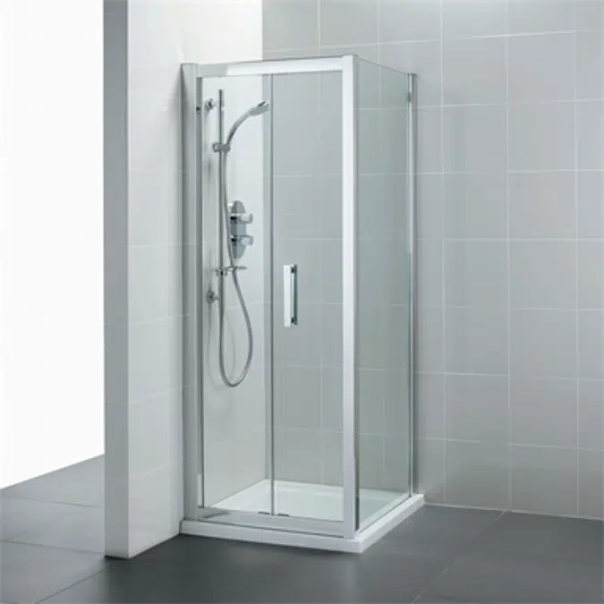 Synergy 760mm Shower Side Panel Clear Glass