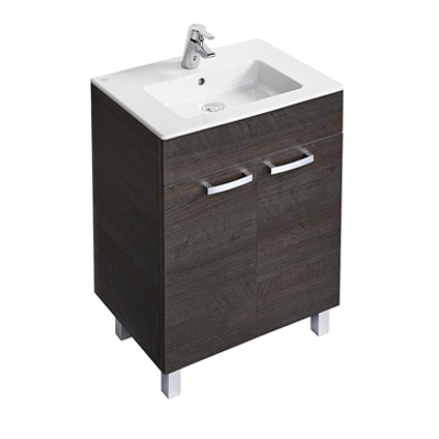 Image for Tempo 600mm Vanity Unit With 2 Doors and Legs