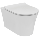 la dolce vita® wallhung bowl, aquablade, hidden fixation, incl. easyfix+ ww966066, including softclosing seat sandwich, white
