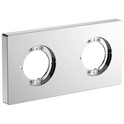 imagen para ARCHIMODULE ESCUTCHEON CHROME 2-HOLE