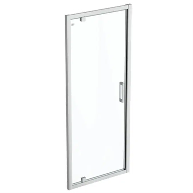 CONNECT 2 PIVOT DOOR 85 CLEAR GLASS BRIGHT SILVER FINISH