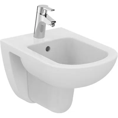 Image for P_Tempo Wall Mounted Bidet, 1 Taphole