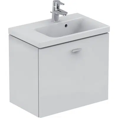 Image for CONNECT Space Basin 600 LH WALNUT Unit