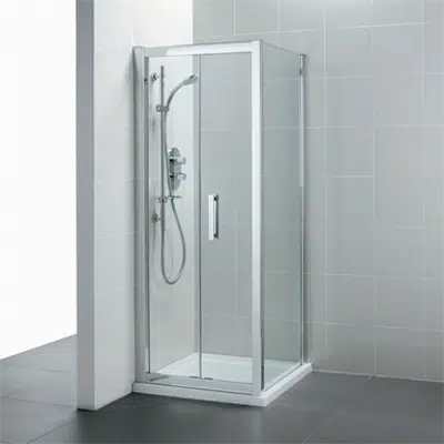 imagen para Synergy 900mm Shower Side Panel Clear Glass