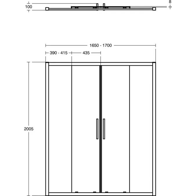 I.LIFE SLIDER 1700 MM