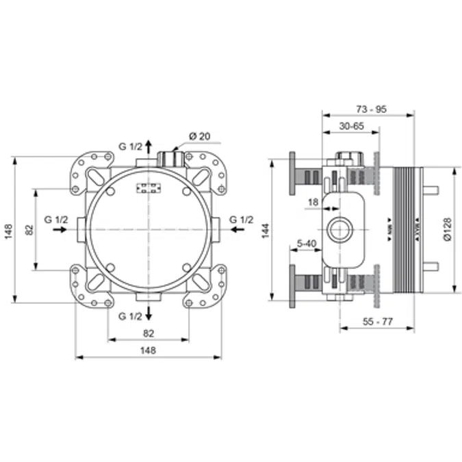 BUILT-IN BTH SHR MXR KIT1/EASY-BOX  IS