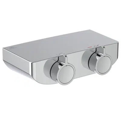 Image pour Ceraplus Safe OX, Thermostatic Shower Mixer without Check Valves, Thermal Disinfection, Cool Body, Shelf, Chrome