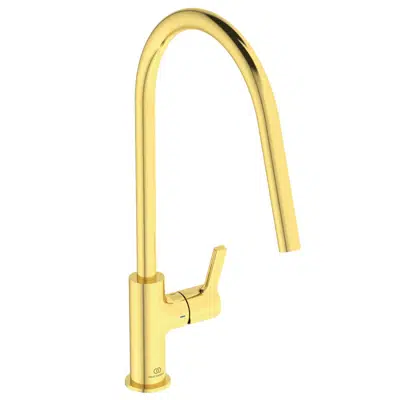 billede til GUSTO SLIM SINK MIXER C ROUND SPOUT BLUE START