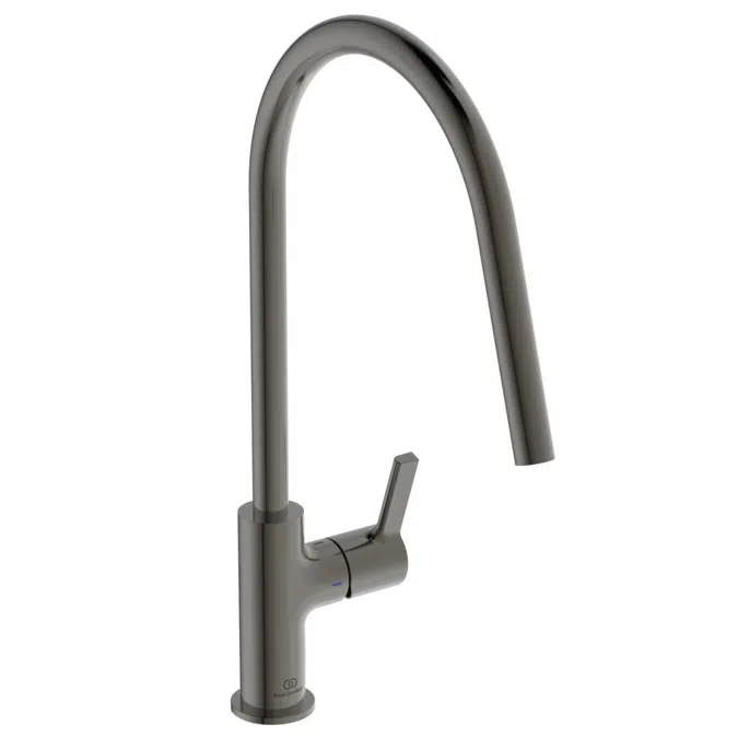 GUSTO SLIM SINK MIXER C ROUND SPOUT BLUE START