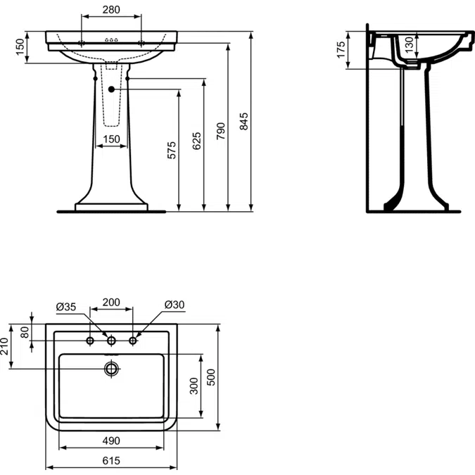 Calla Pedestal