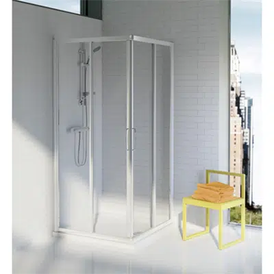 Image for TIPICA A Shower Enconter.70X70 TRANSP.White