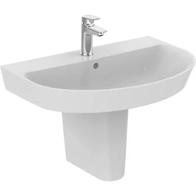 billede til CONNECT AIR ARC BASIN 70X48 WHITE BXD