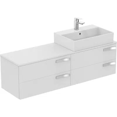 afbeelding voor STRADA vanity unit 1400x420, 4 drawer