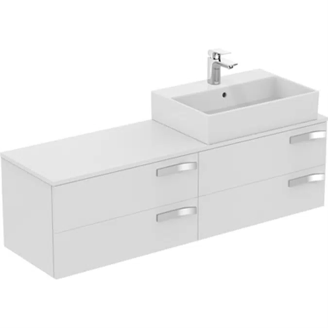 STRADA vanity unit 1400x420, 4 drawer