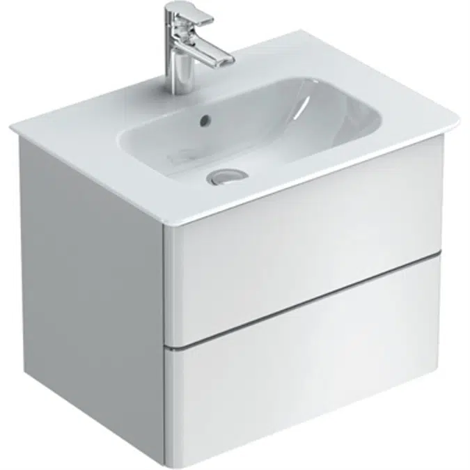 SOFTMOOD vanity unit 600x440mm, 2 drawer