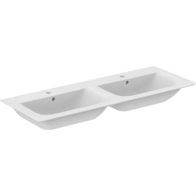 CONNECT AIR Lavabo-plan double 124 x 46 cm