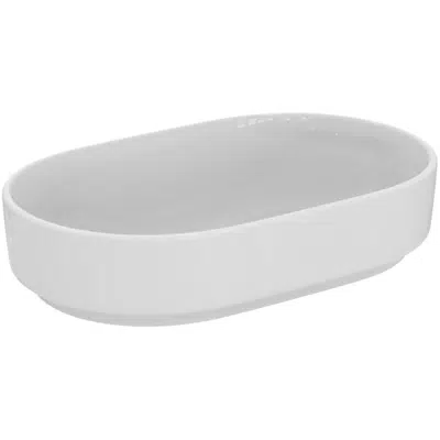 Image for I.LIFE O  Vessel 600x380x130 mm in white glossy finish, without overflow  Space saving basin