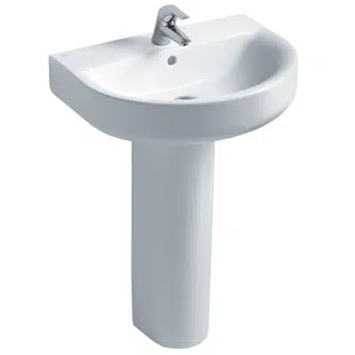 Image for Concept Arc 60cm Washbasin, Pedestal or Furniture 1 Taphole