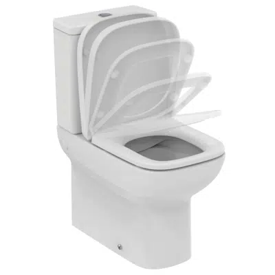 Image for I.LIFE A  CLOSE COUPLED TOILET WITH BACK-TO-WALL CISTERN BOTTOM INLET CISTERN, WRAPOVER SOFTCLOSE SEAT.