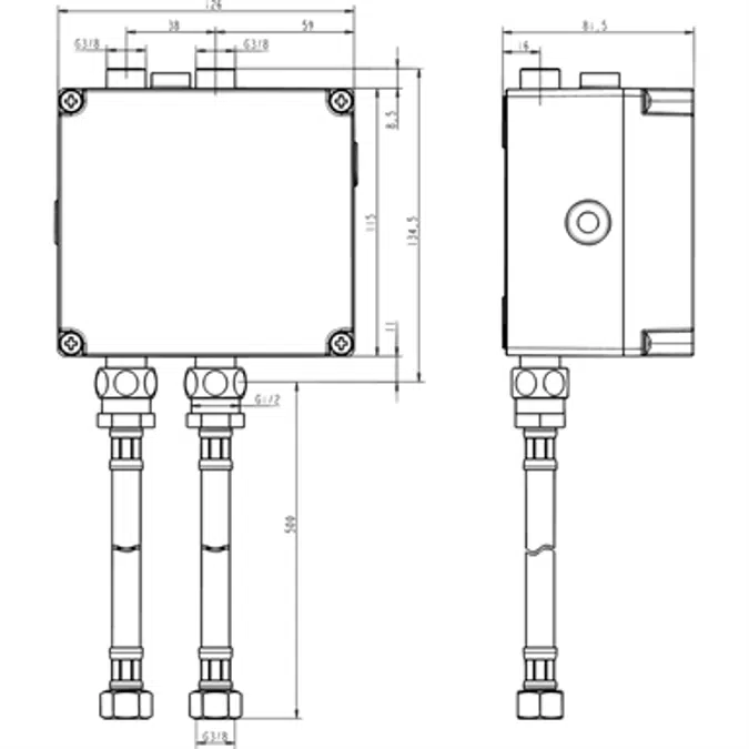 BIM objects - Free download! ELECTRONIC CONNECTOR BOX 2 VALVES DC ...