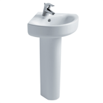 concept arc 45cm corner washbasin, 1 taphole