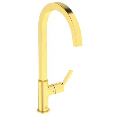 billede til GUSTO SLIM SINK MIXER C SQUARE SPOUT BLUE START