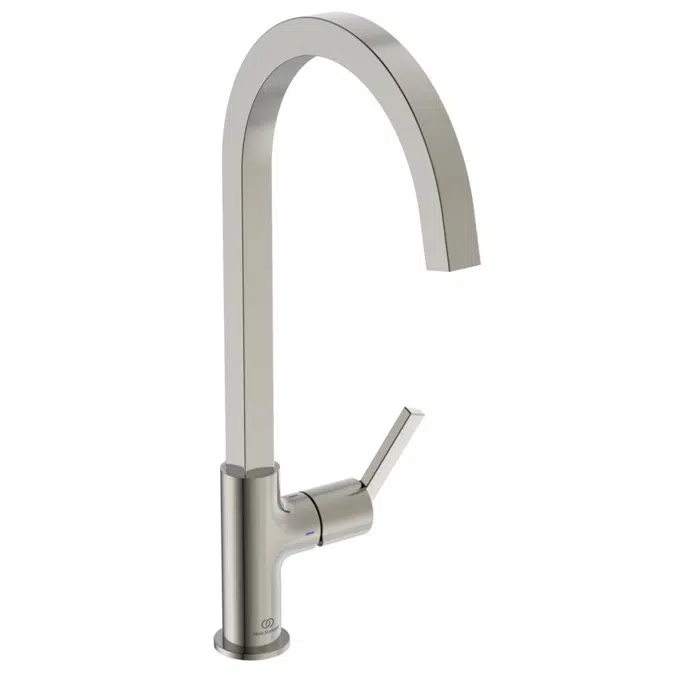 GUSTO SLIM SINK MIXER C SQUARE SPOUT BLUE START