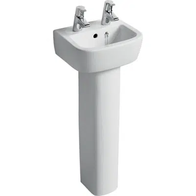 Image pour P_Tempo 35cm Handrinse Washbasin, 2 Tapholes