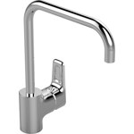ceraplan iii kitchen mixer one hole high spout single lever hand, low pressure