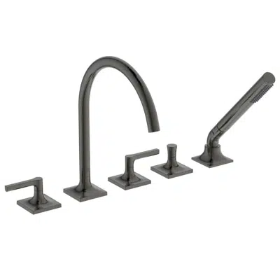 afbeelding voor JOY NEO 5-HOLE BATH & SHOWER DUAL CONTROL RIM MOUNTED WITH LEVER HANDLES AND SPOUT