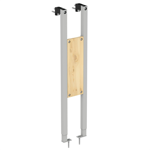 prosys frame for hinged arm grab rail or urinal divider