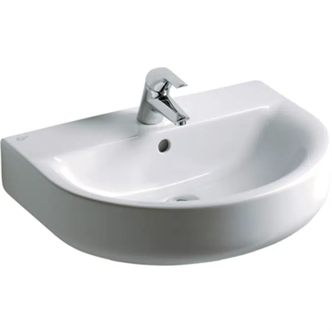 CONNECT ARC BSN 60X46 WHITE 1TH