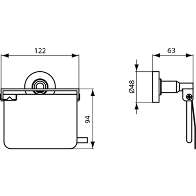 Iom Toilet Roll Holder & Cover