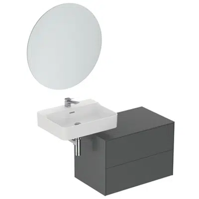 Image for Conca BSN UN 80X50X55 2 DR+WTOP NOCUT  WHMT