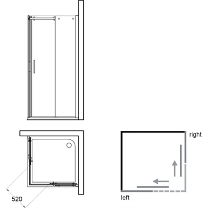 MAGNUM SIDE LF 120 CORNER GLOSSY BRILL