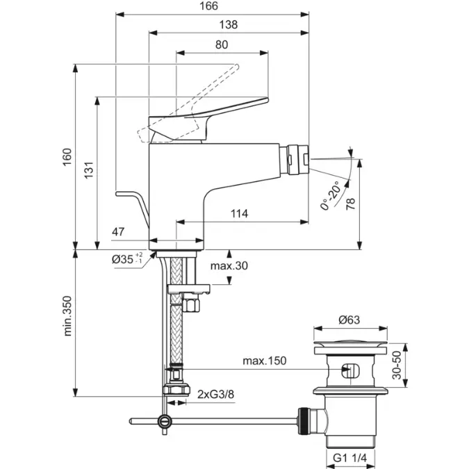 BIM objects - Free download! DOREA BID MXR RMTD CHR PU/MTL | BIMobject