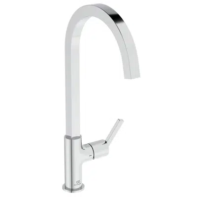 billede til GUSTO SLIM SINK MIXER C SQUARE SPOUT BLUE START