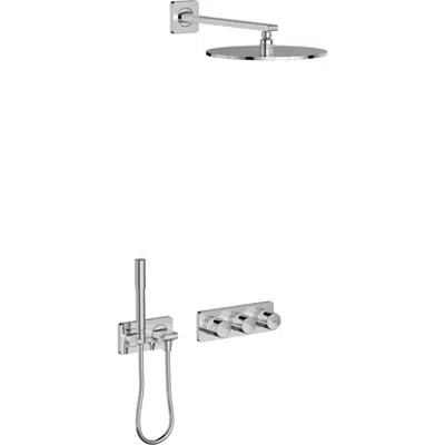Bild für ARCHIMODULE SOFT - Brauseanwendung mit Kopf- und Handbrause
