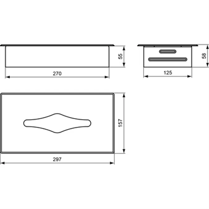 IOM HLDR POL S/S FOR TISSUE