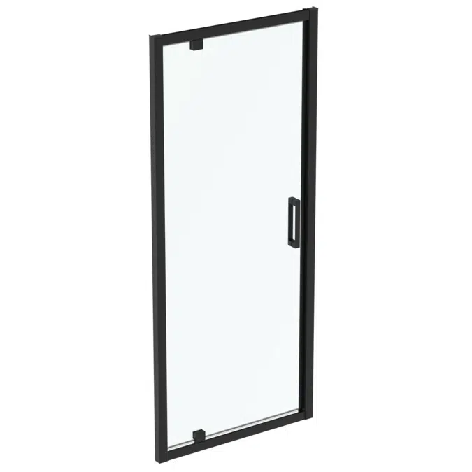 CONNECT 2 PIVOT DOOR  90 CLEAR GLASS BRIGHT SILVER FINISH